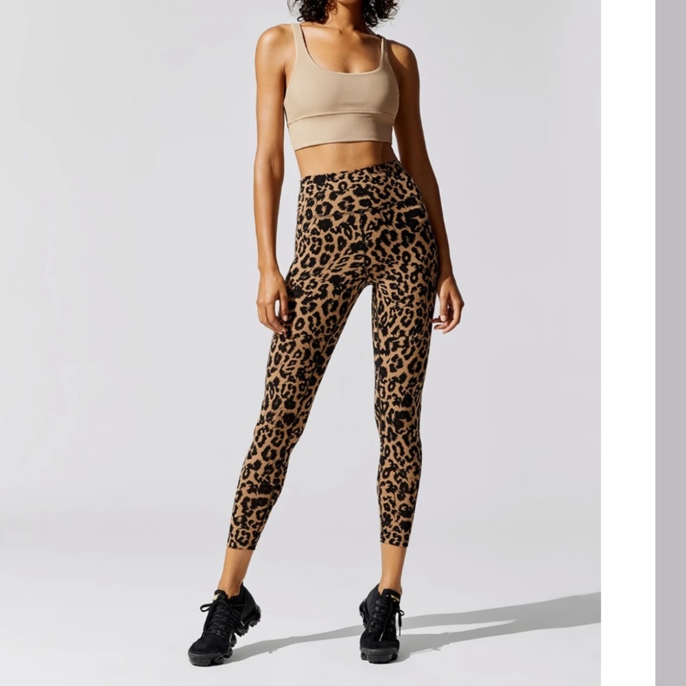 LNA leopard leggings size M NWT New